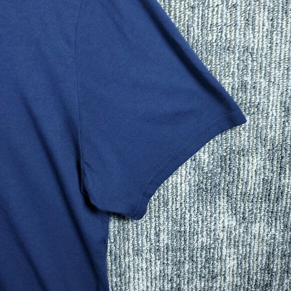 Polo Ralph Lauren Men's V-Neck T-Shirt XL Classic Navy Blue - Picture 4 of 13